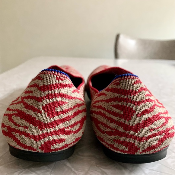 Retired/HTF! Rothy’s Retired Red Zebra Loafers 9 - Picture 5 of 10